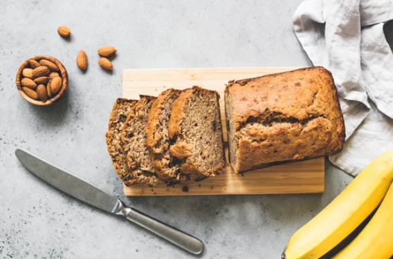 Banana Bread Without Baking Soda or Powder