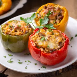 Dish for Stuffed Peppers
