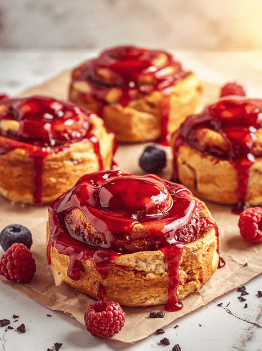 Fruity Burst: Berry Glaze
