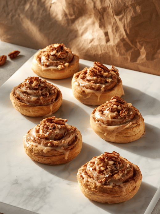 Nutty Delight: Cream Cheese Pecan Glaze