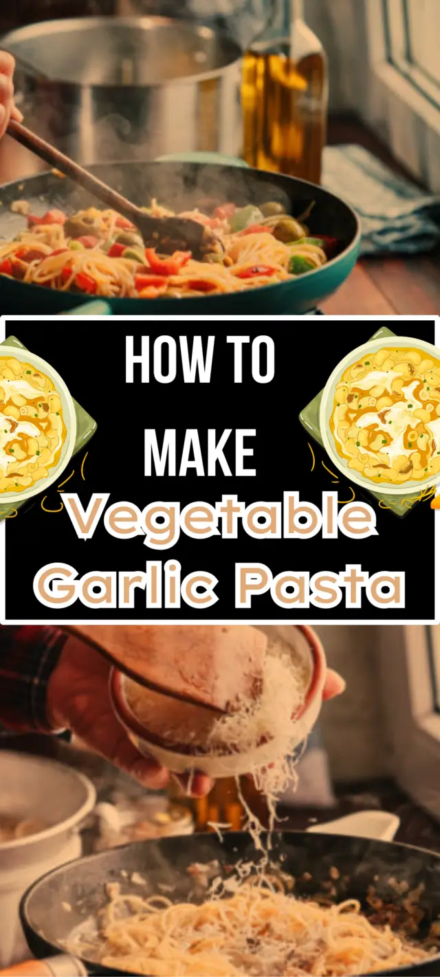 Vegetable Garlic Pasta