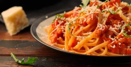 vegetable garlic pasta