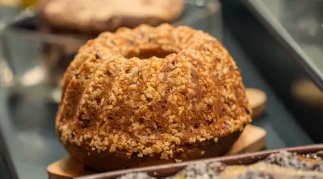 vegan peanut butter muffin