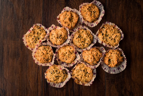 vegan peanut butter muffin