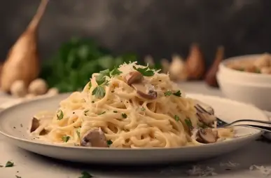 vegetable garlic pasta