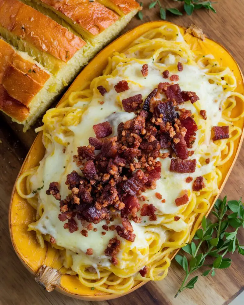 Creamy Spaghetti Squash Alfredo