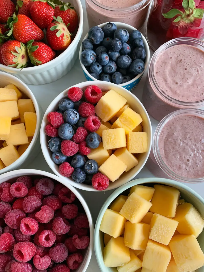 Frozen Fruit Dishes Recipe