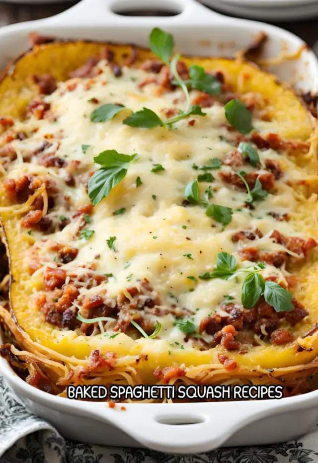 Baked Spaghetti Squash Recipes