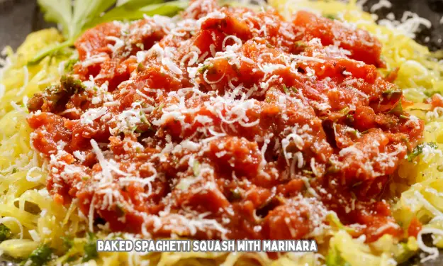 Baked Spaghetti Squash with Marinara