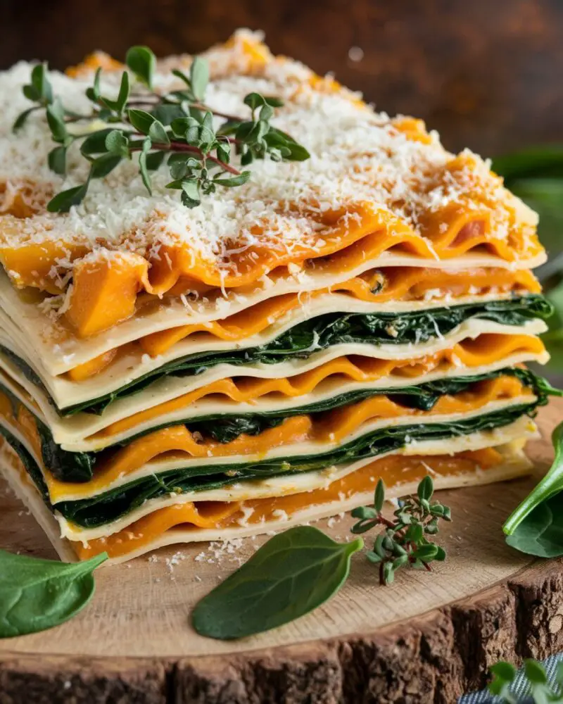 Butternut Squash & Spinach Lasagna