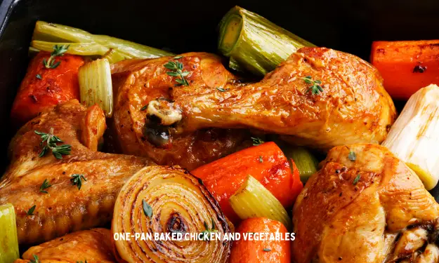 One-Pan Baked Chicken and Vegetables