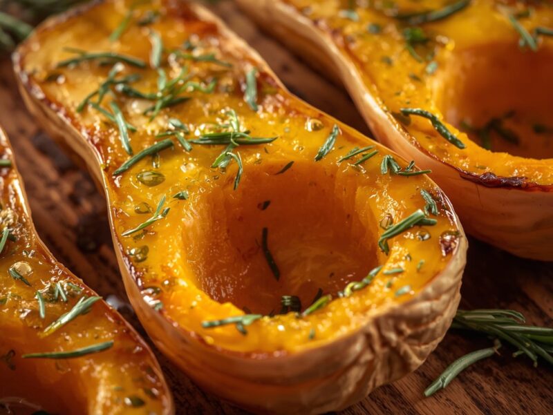 Roasted Butternut Squash with Herbs