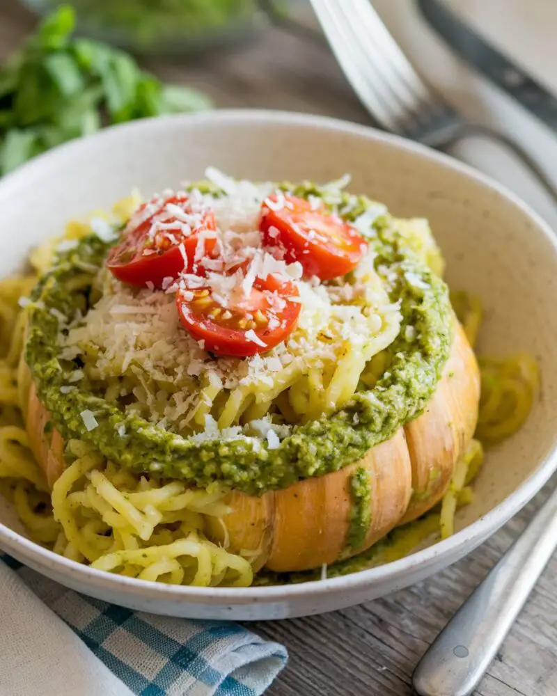 Pesto Spaghetti Squash