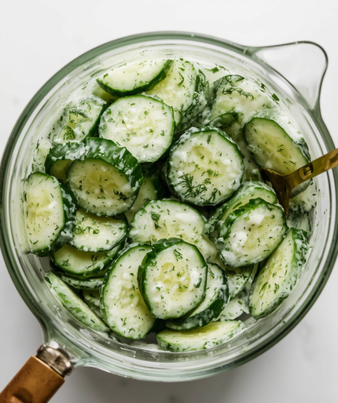 Creamy Cucumber Salad Dressing Recipe