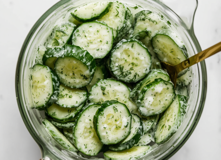 Creamy Cucumber Salad Dressing Recipe