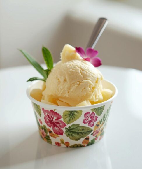 Hawaii Pineapple Ice Cream v