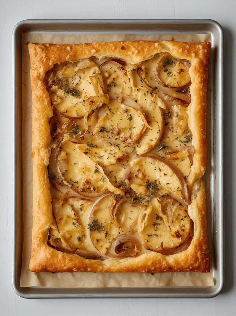 Savory Apple and Onion Tart