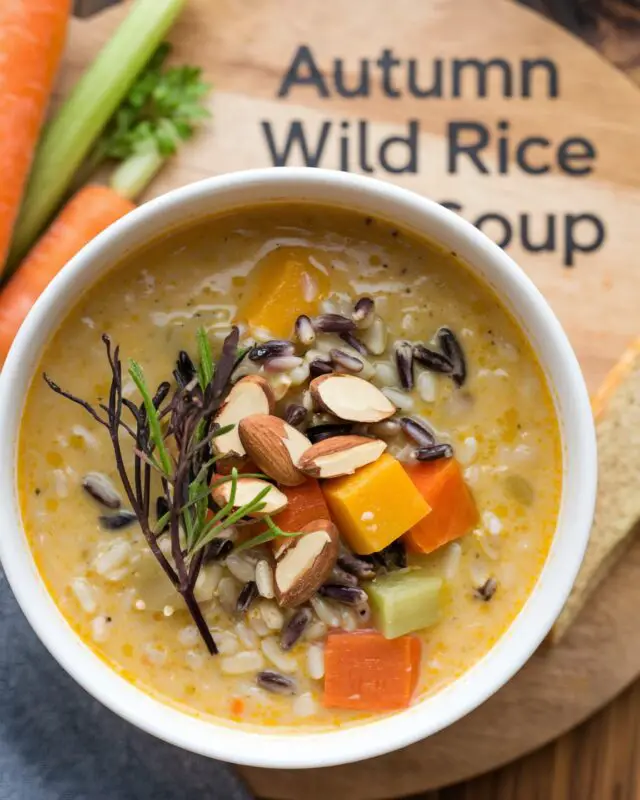 Autumn Wild Rice Soup Recipe