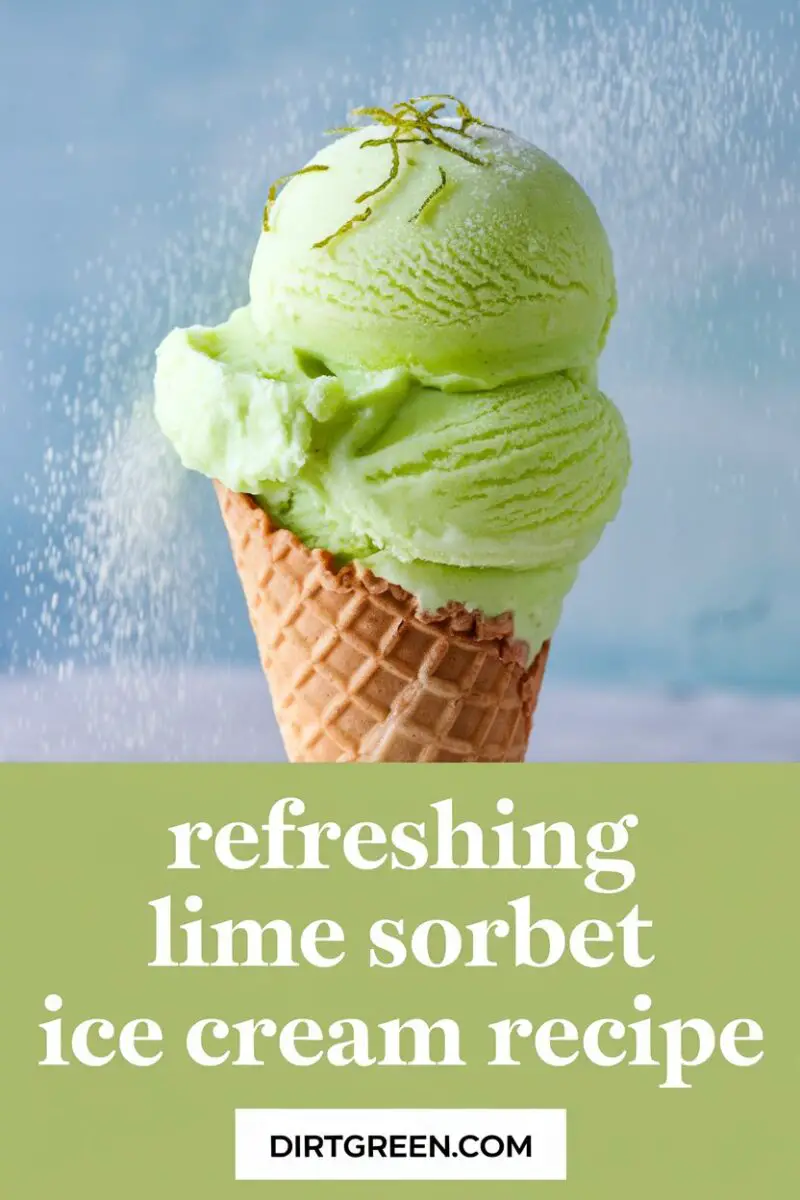 Lime Sorbet Ice Cream Recipe