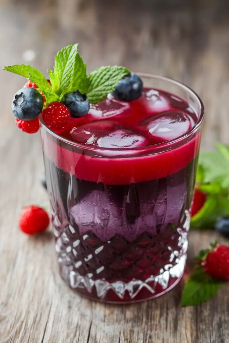 Berry Blast Sparkler drink