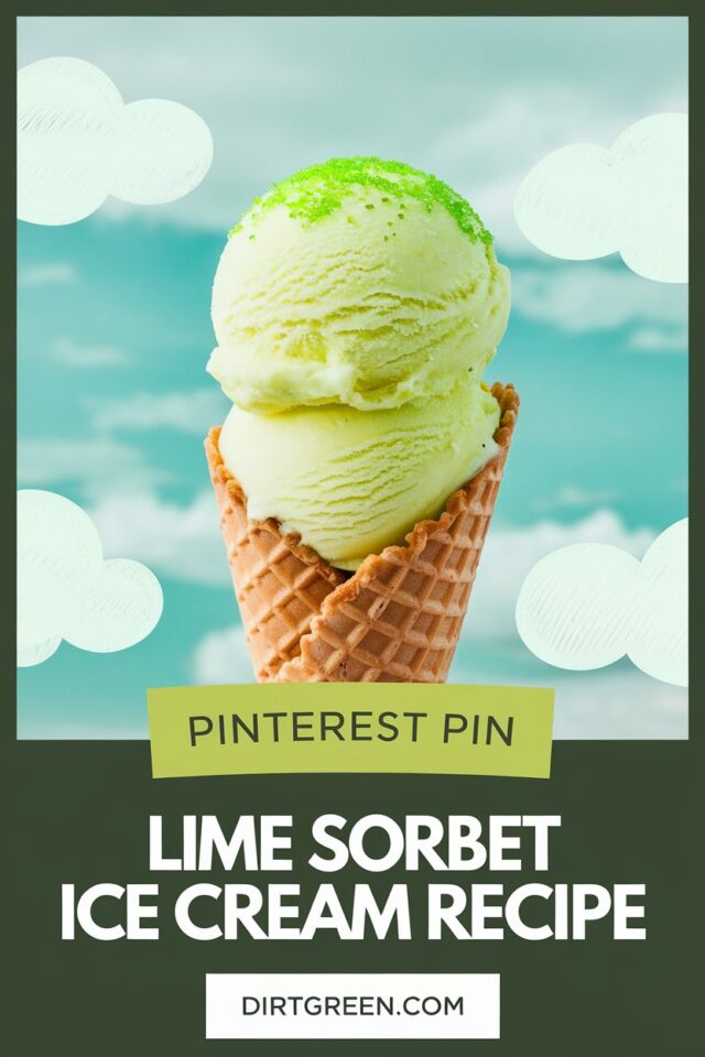 Refreshingly Easy Lime Sorbet Ice Cream Recipe