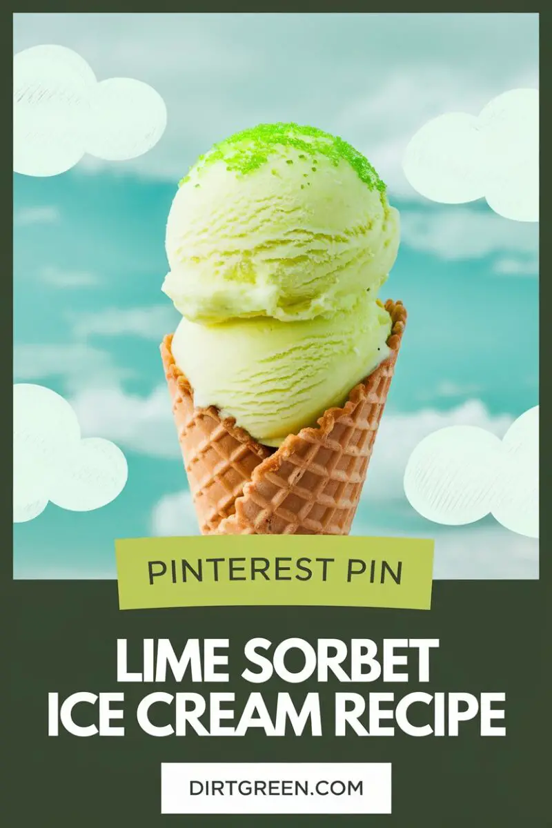 Lime Sorbet Ice Cream Recipe