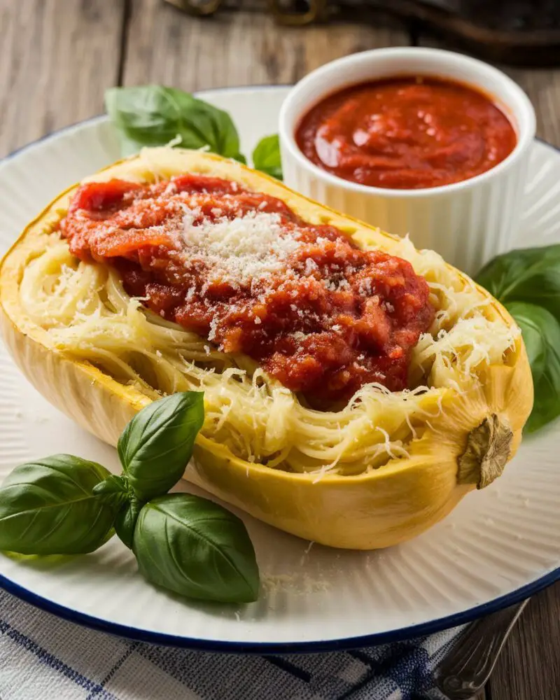 Spaghetti Squash with Marinara Sauce