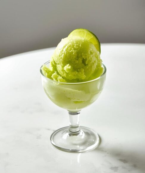 Lime Sorbet Ice Cream Recipe Treat