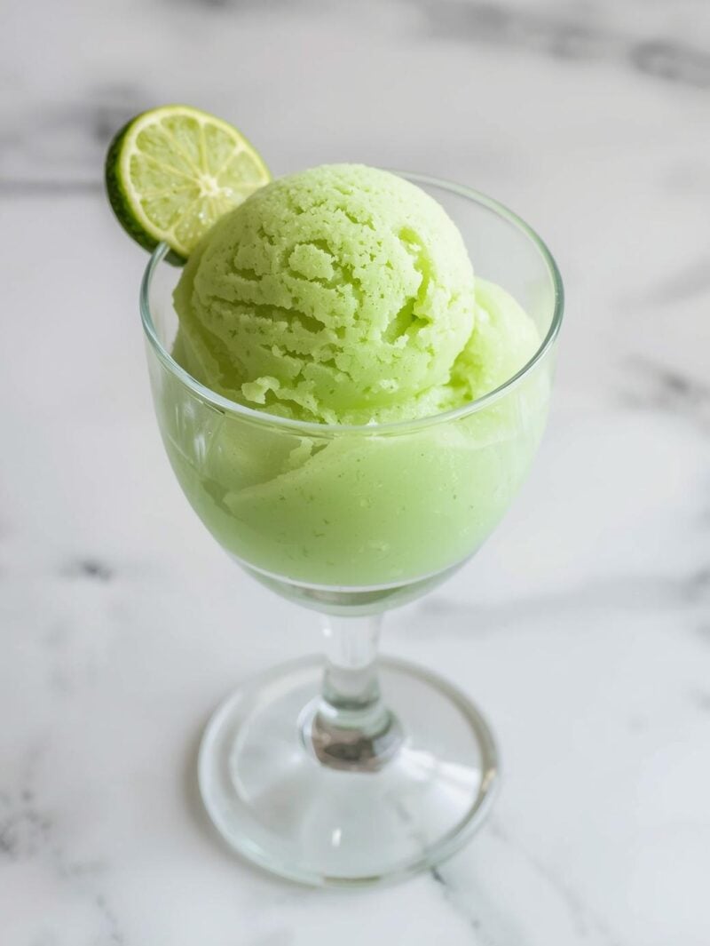 Lime Sorbet Ice Cream Recipe Treat