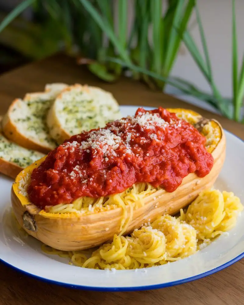 Spaghetti Squash with Marinara Sauce