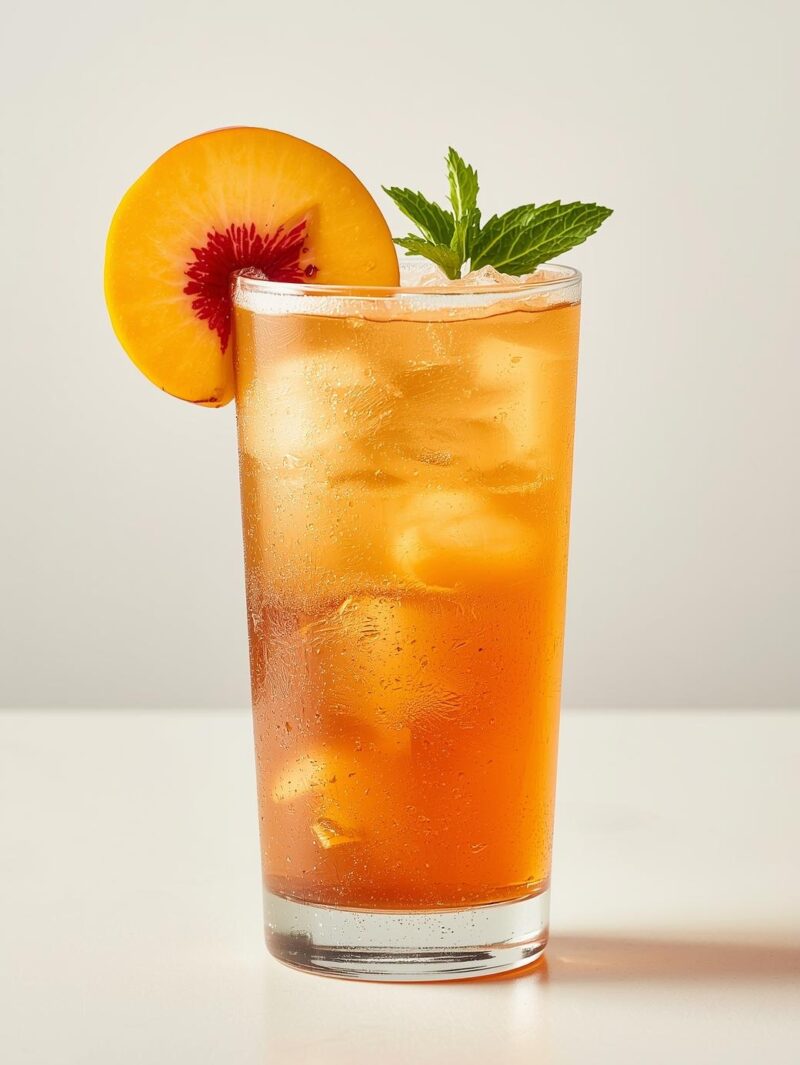 Peach Iced Tea Fizz