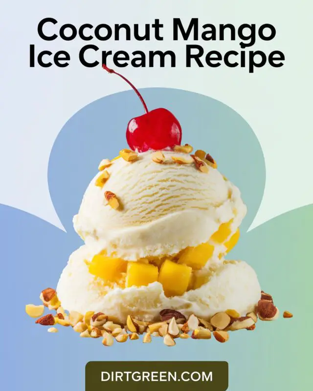 Coconut Mango Ice Cream Recipe