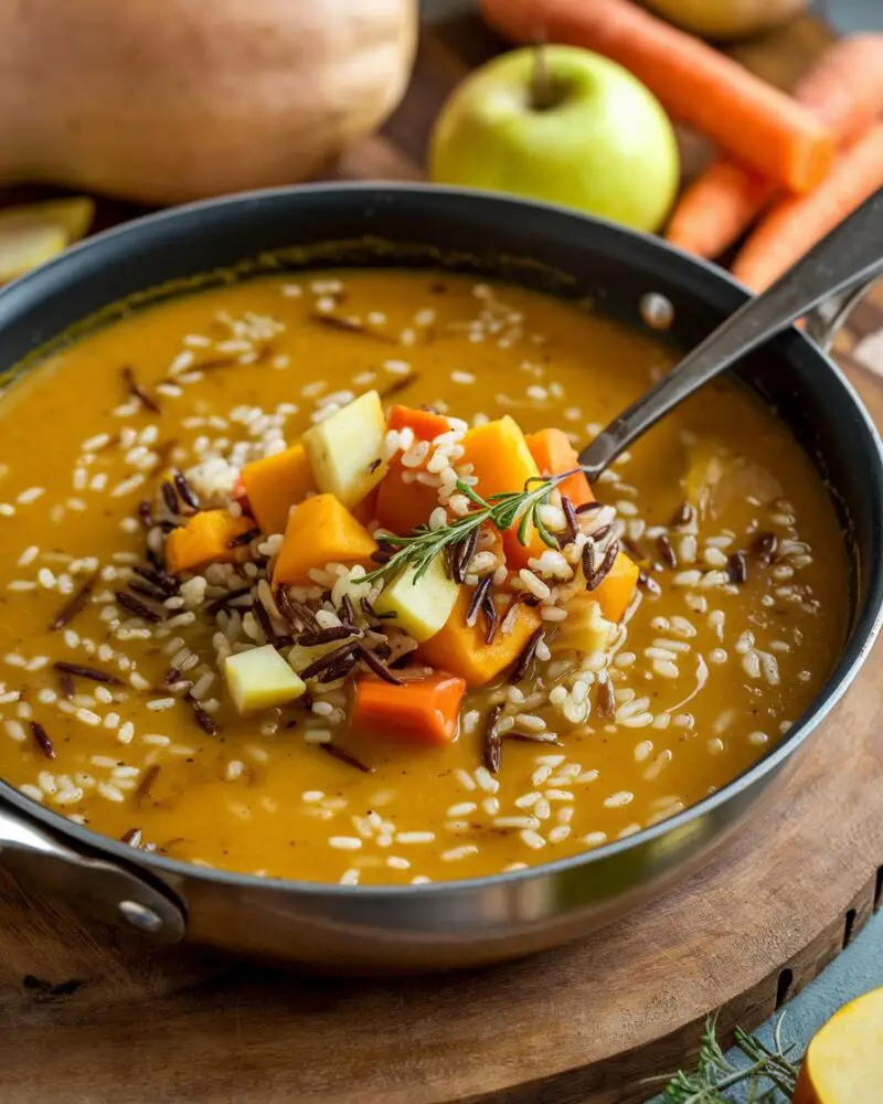 Autumn Wild Rice Soup Recipe