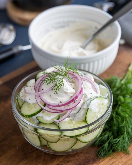 Creamy Cucumber Salad Dressing Recipe