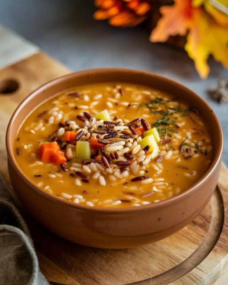 Autumn Wild Rice Soup Recipe