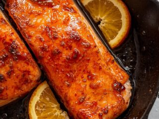 Orange Glazed Salmon Recipe for Dinner