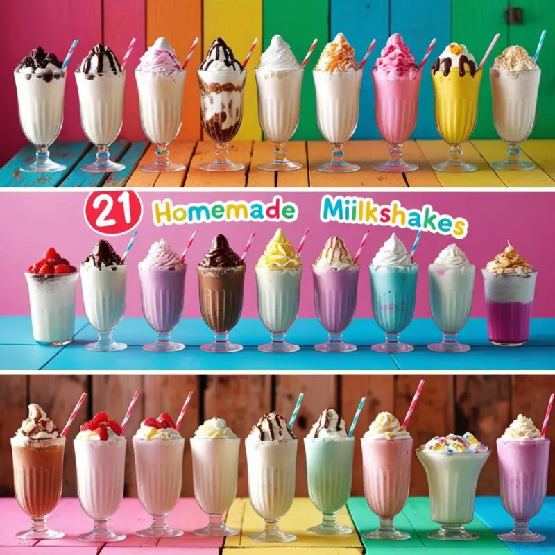 21 Homemade Milk Shakes