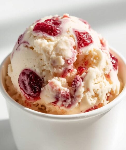 Cherry Cheesecake Ice Cream
