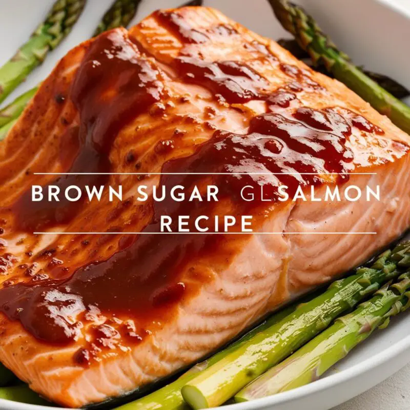 Brown Sugar Glazed Salmon Recipe.