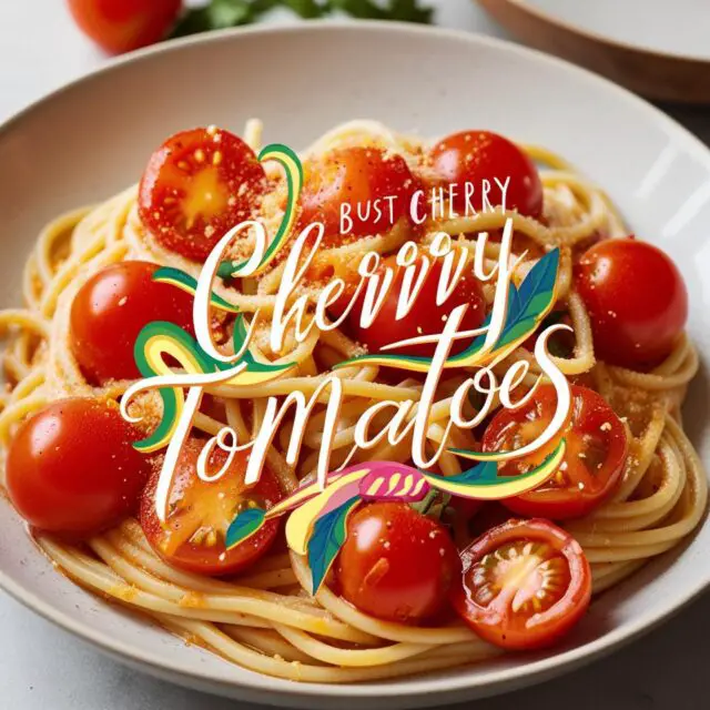 Burst Cherry Tomatoes Pasta