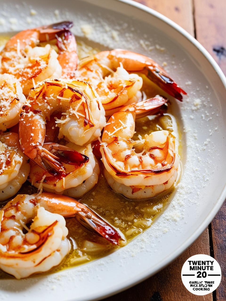 Garlic Shrimp With Parmesan