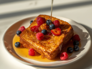 Golden Pound Cake French Toast