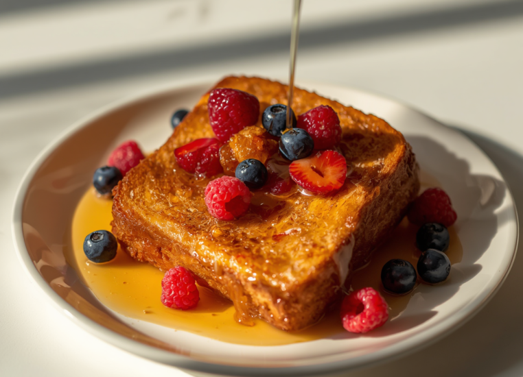 Golden Pound Cake French Toast