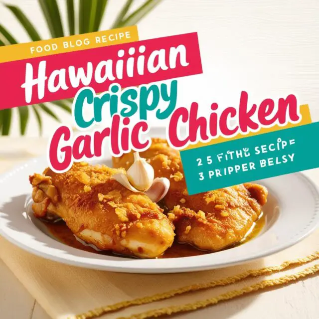 Hawaiian Crispy Garlic Chicken Recipe