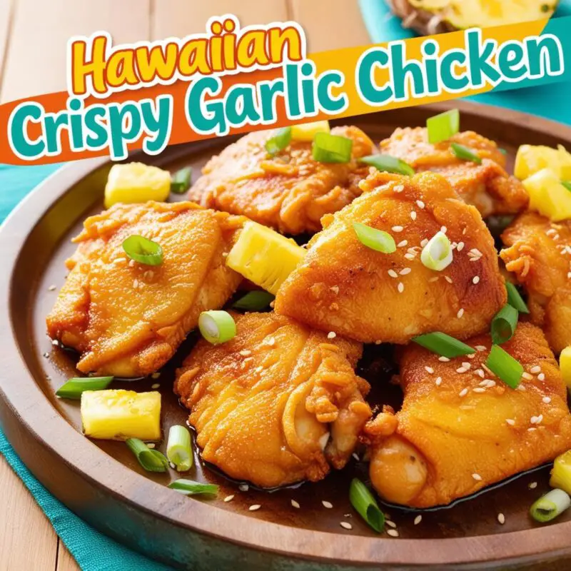 Hawaiian Crispy Garlic Chicken Recipe