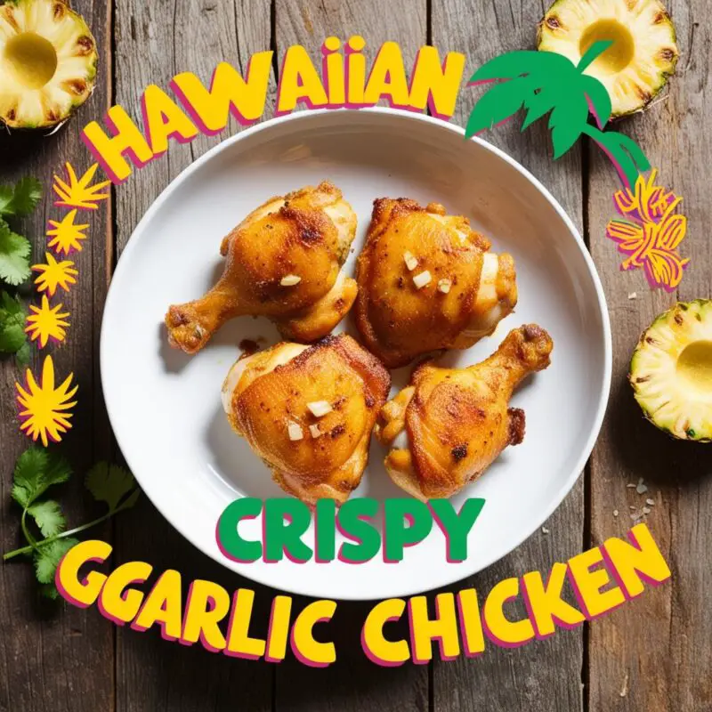 Hawaiian Crispy Garlic Chicken Recipe