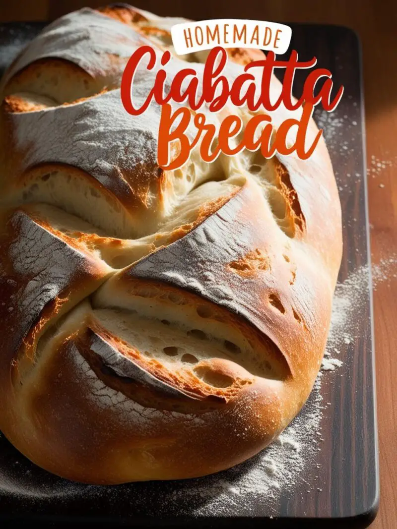 Homemade Ciabatta Bread Recipe