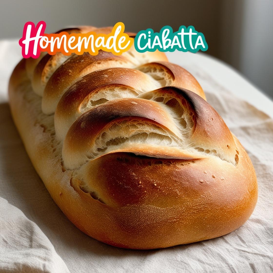 Homemade Ciabatta Bread Recipe