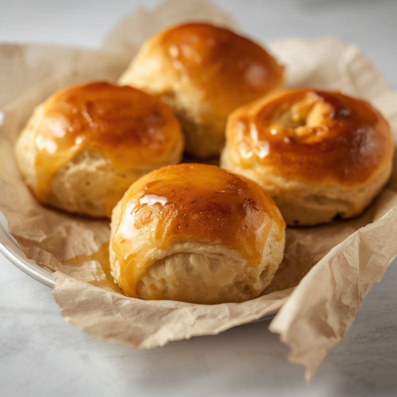 Homemade Honey Butter Rolls