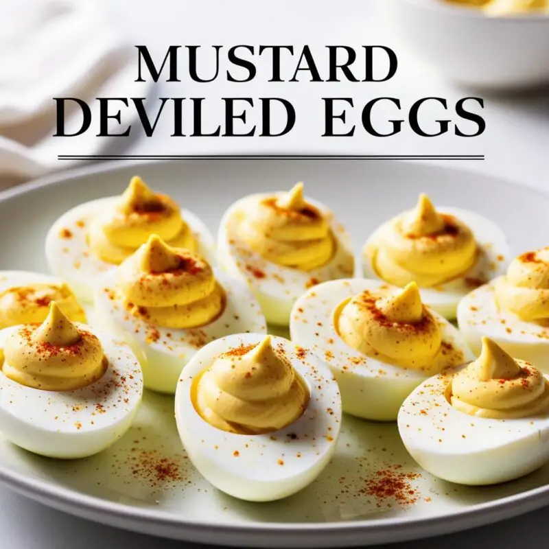 Mustard Deviled Eggs Recipe